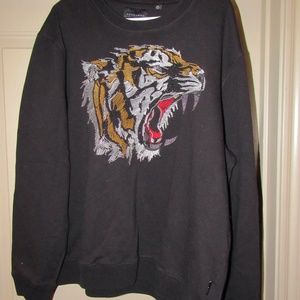 Sean John Embroidered-Lion Sweatshirt Black XXXL